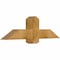 Ekena Millwork Eugene Rough Sawn Timber Gable Bracket, Western Red Cedar, 48"W x 14"H x 6"D x 6"F, 7/12 Pitch GBW048X14X0606EUG00RWR - alternate 5